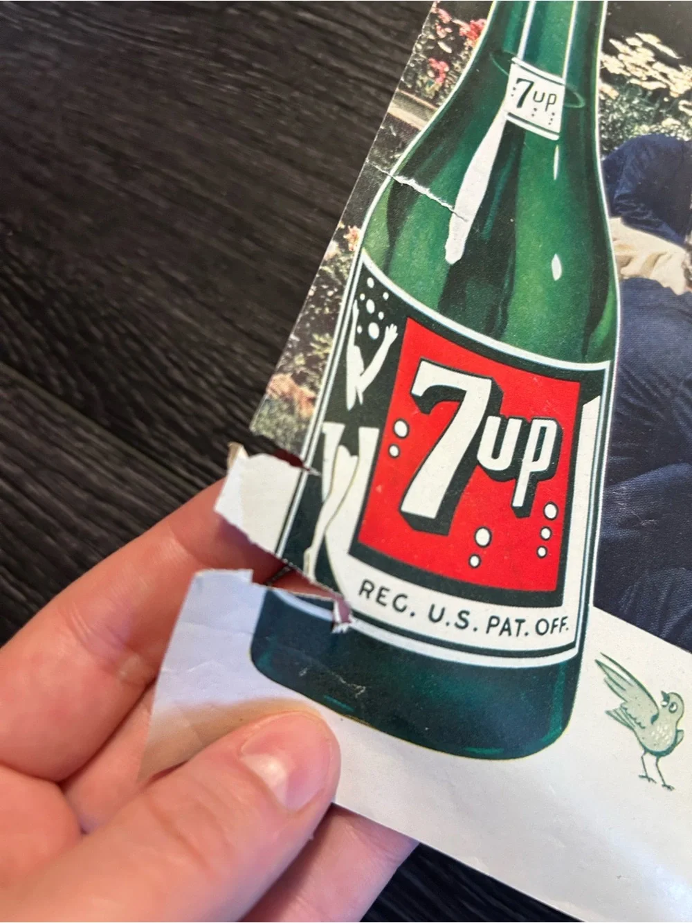 1950s / 40s Coca-Cola, Seven-Up, and Dr Pepper vintage soda Print ads